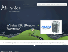 Tablet Screenshot of airvoiceltd.com